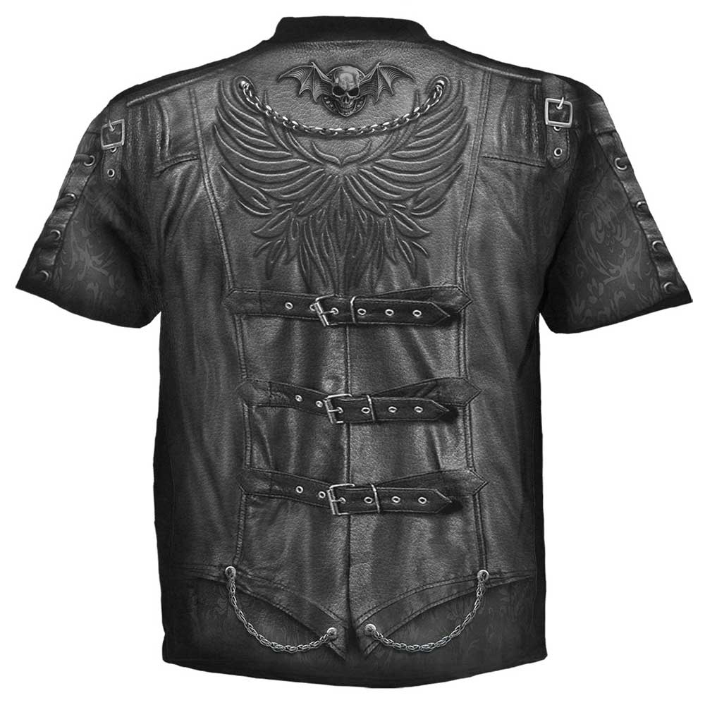 Spiral - GOTH WRAP Heren T-shirt - Zwart